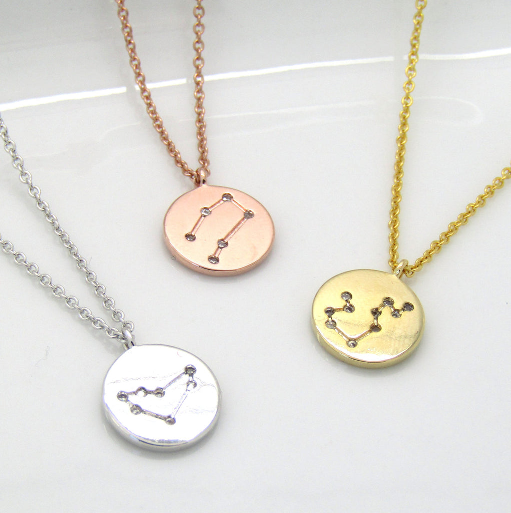 Zodiac Constellation Choker • Celestial Choker•Zodiac Necklace•Constellation Jewelry•Star Sign Choker Necklace• Silver Gold Rose Gold Choker