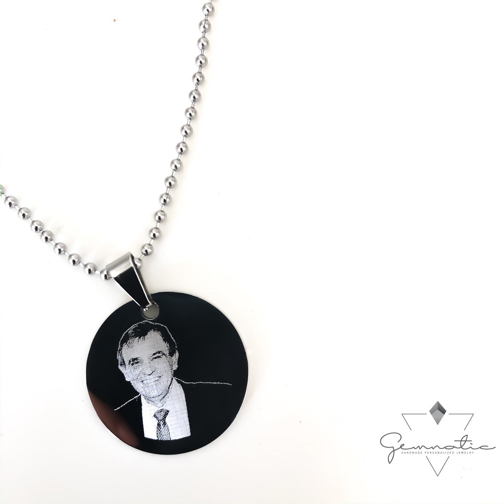Picture Necklace, Memorial Keepsake Gift, Photo Necklace