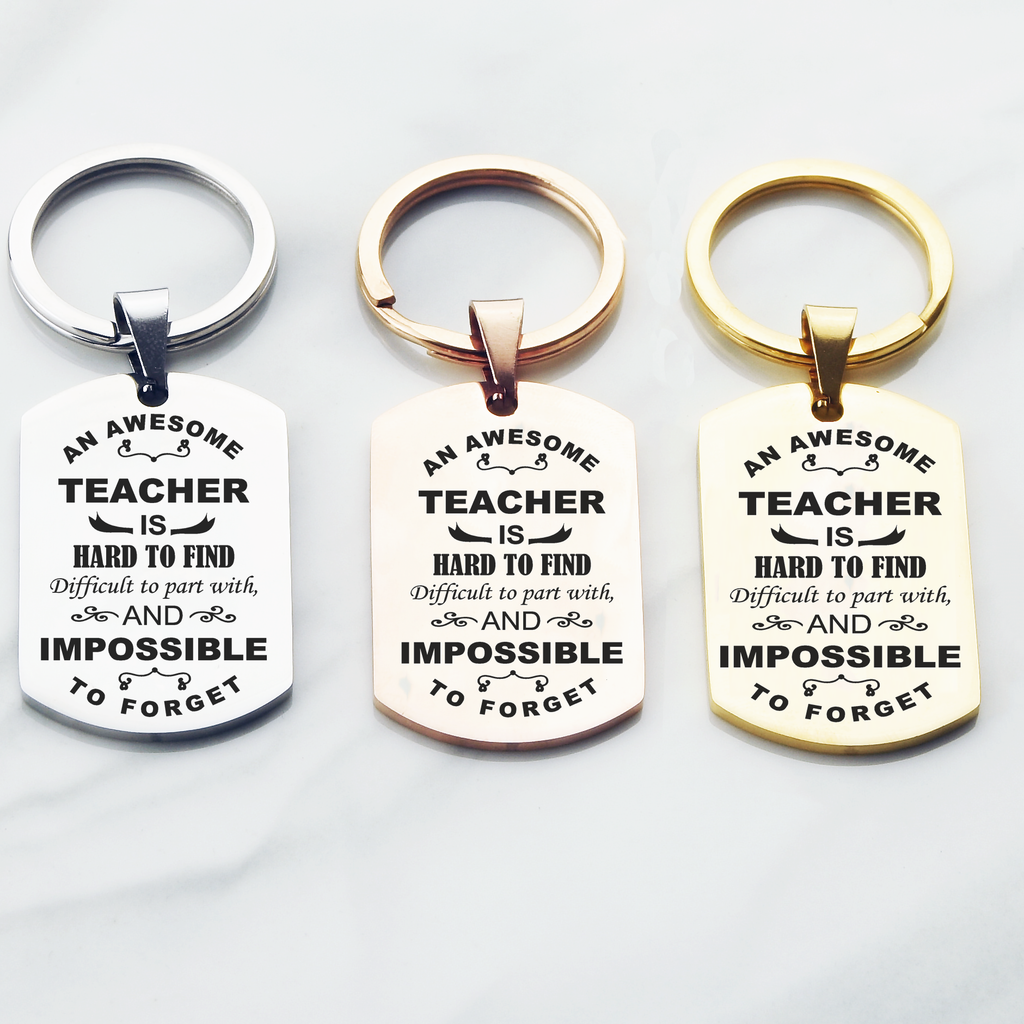 Personalised Teacher Gift, Custom Teacher Key chain