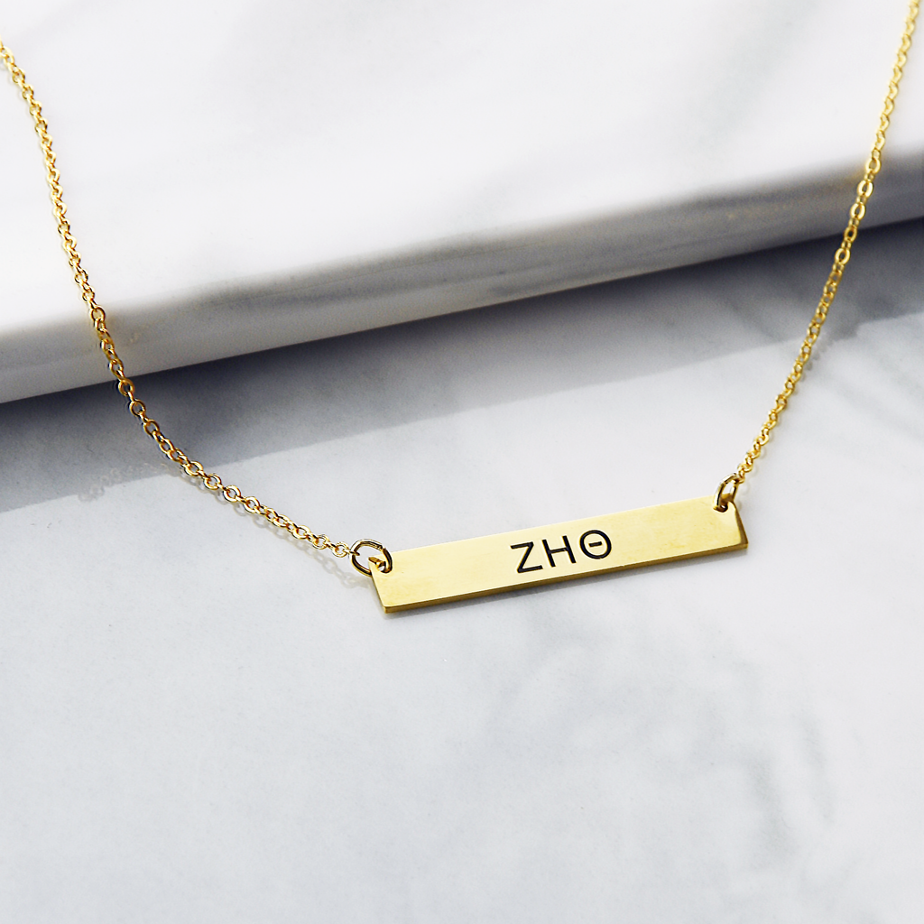 <transcy>Griekse naam ketting Sorority Gift</transcy>