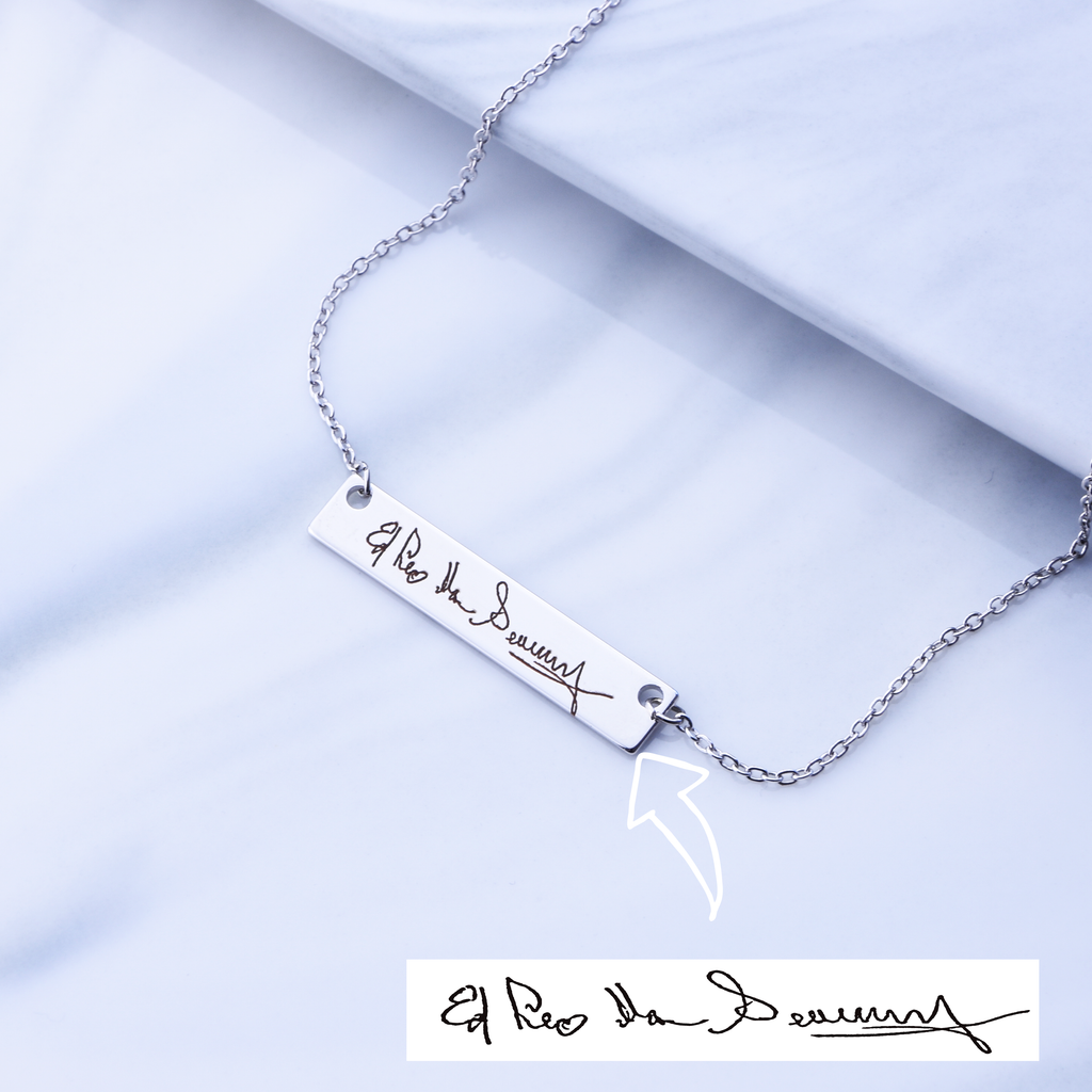 Mother's Day Gifts, Handwritten Message Necklace, Unique Gifts For Mom