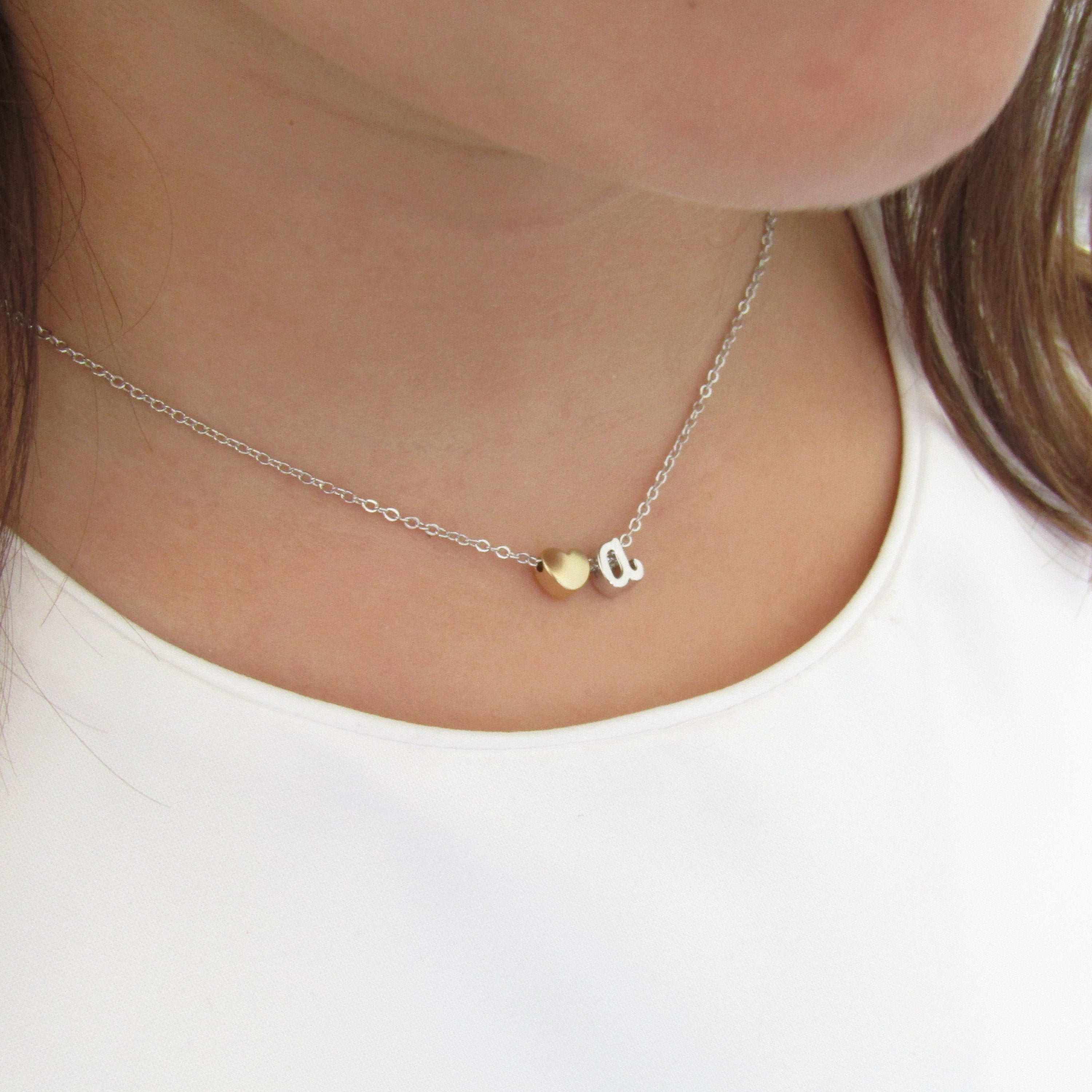 14k Gold Stick Cross Toddler / Kids / Boys Pendant/Necklace