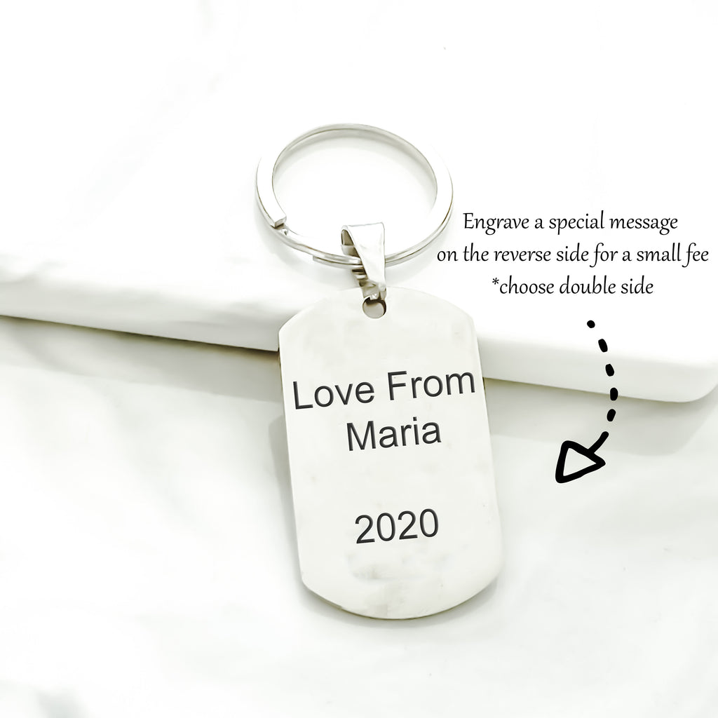 Personalised friend key chain, best friend gift, best friend birthday gift, gifts for friends, silver rose gold or gold custom friend gift