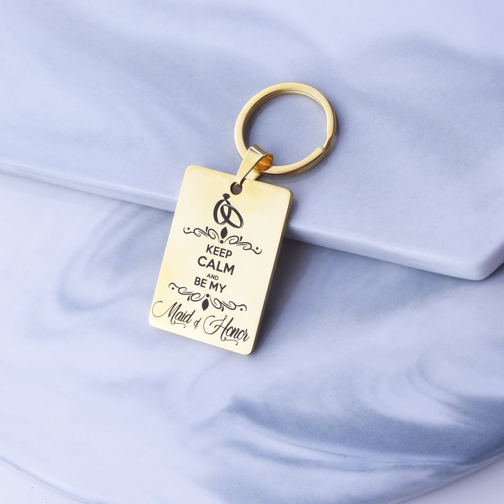 Bridesmaid Gift Proposal Bridal Party Gift Bridesmaid Key Chain