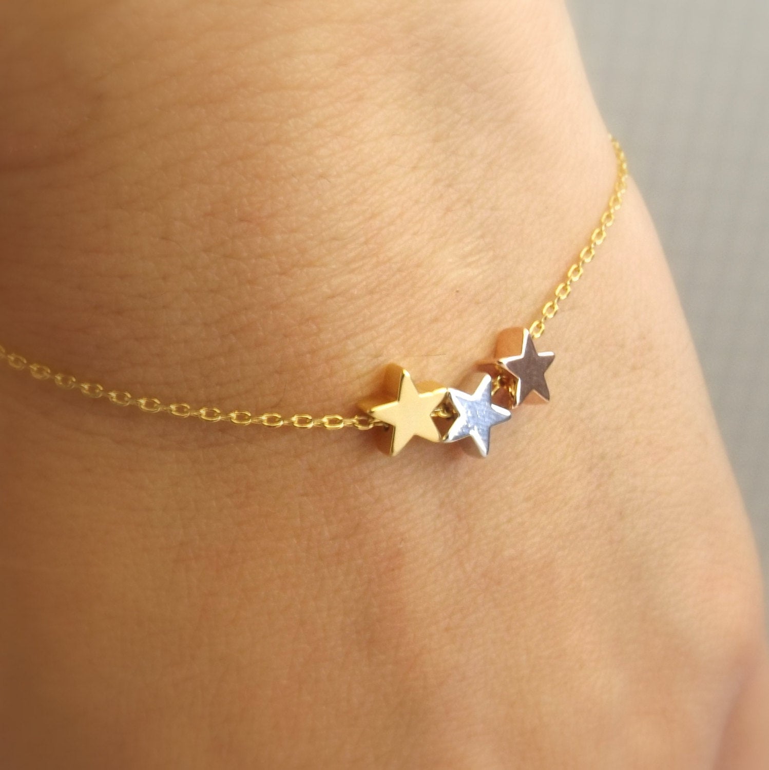 Gold Star Bracelet